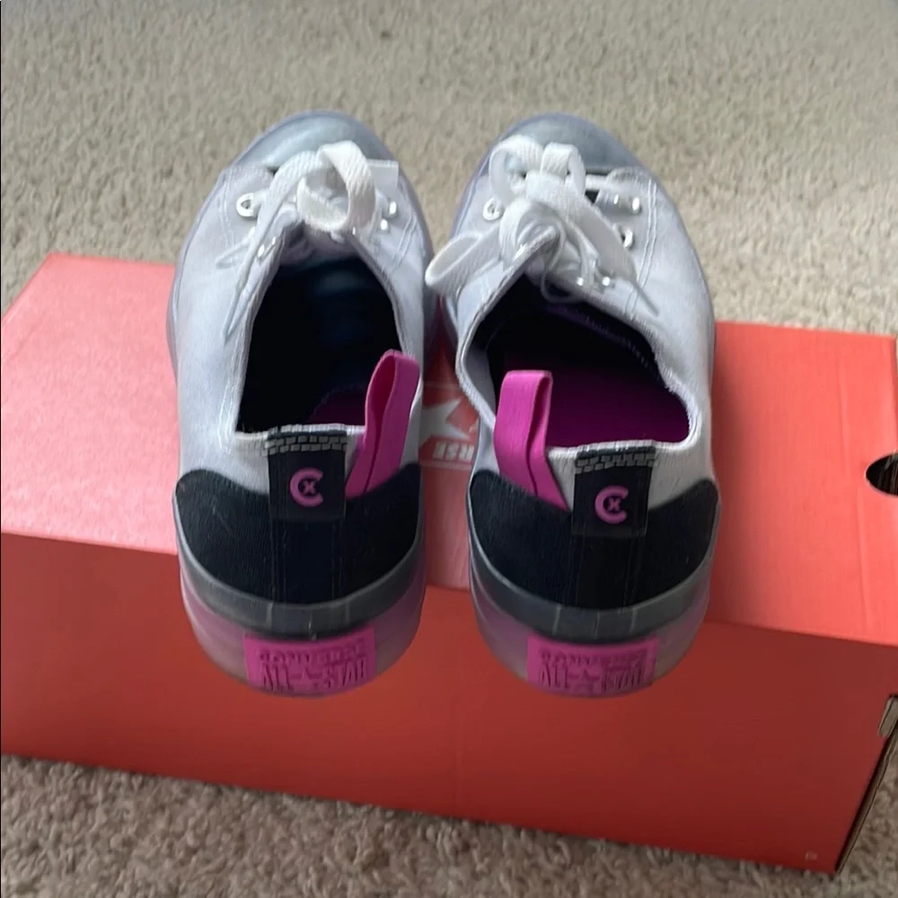 Converse Purple and White Gradient Sneakers - Picture 2 of 5